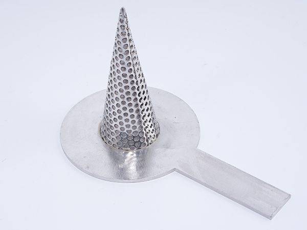 A conical filter is displayed.