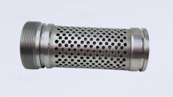  A coal mine equipment high pressure stainless steel candle oil filter is displayed.