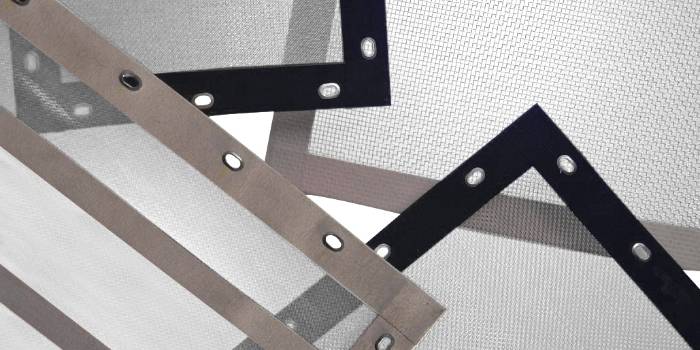 4 separator screens with hemming edges